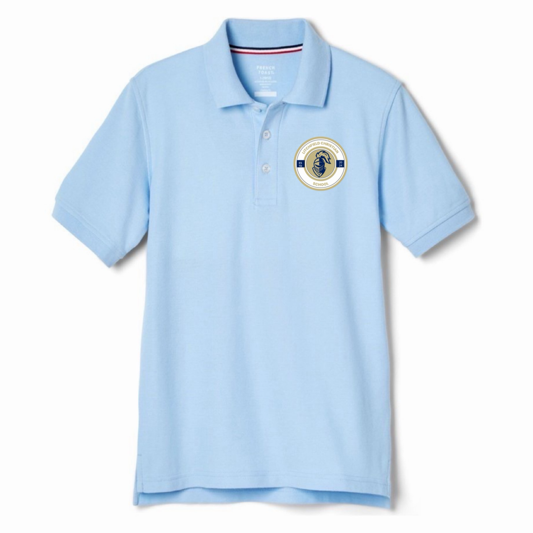 Litchfield Christian School  - Youth / Adult Co-Ed  Short Sleeve Pique Polos