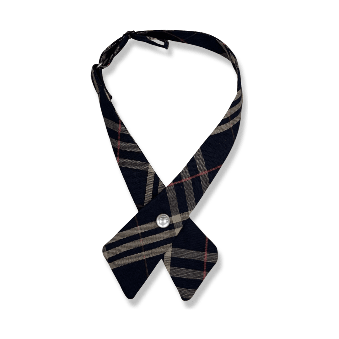 Brockton Area SDA - Girls Plaid Crossover Tie - One Size