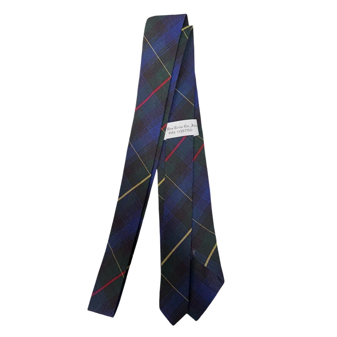 Young Men&#39;s Plaid 4 in hand Tie - P55