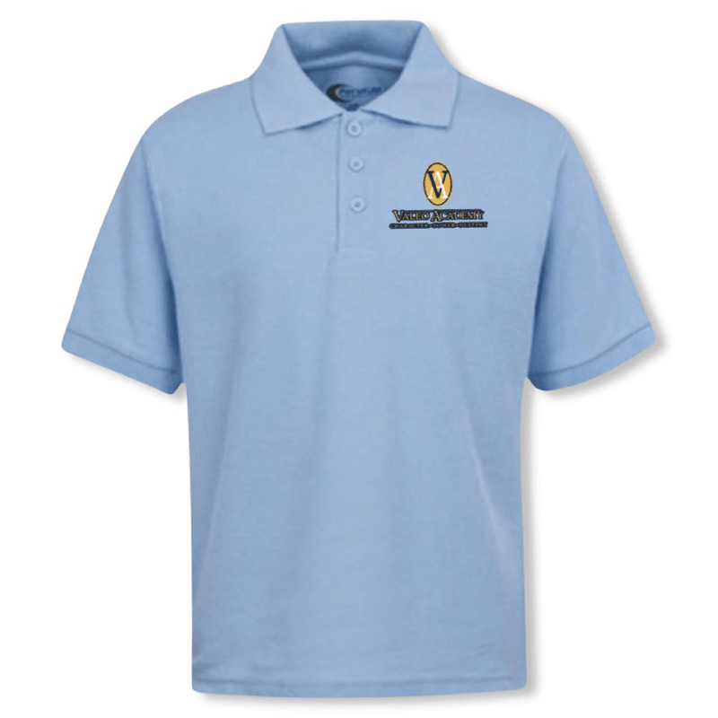 Valeo Academy  - Co-Ed Youth / Adult Short Sleeve Polos