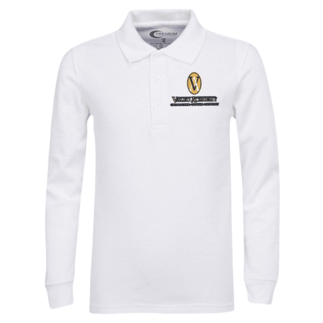 Valeo Academy - Co-Ed Youth / Adult Long Sleeve Polos