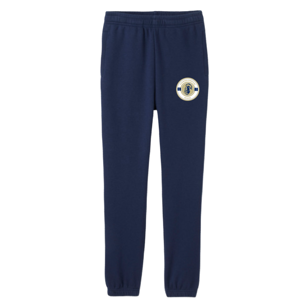 Litchfield Christian School - Co-Ed Youth / Adult Fleece Sweatpants - Grades 9-12th