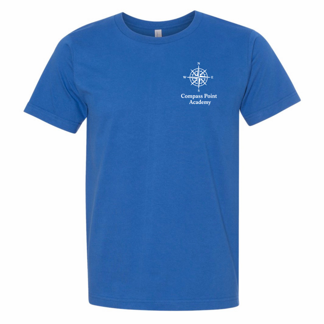 Compass Point Academy  - Co-Ed Youth / Adult  Short Sleeve Gym T-Shirt
