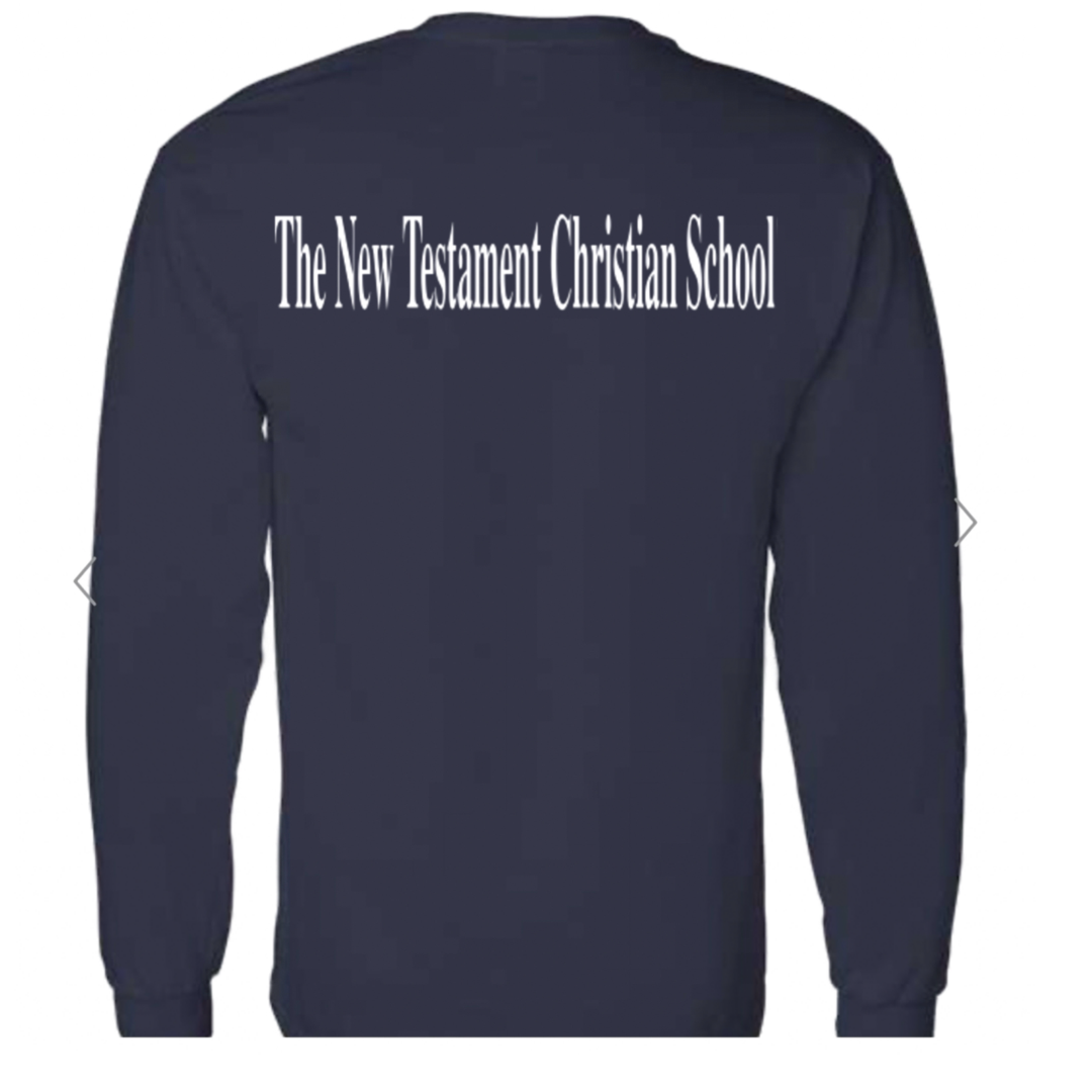 The New Testament Christian School - Co-Ed Long Sleeve Gym T-Shirt - Kids