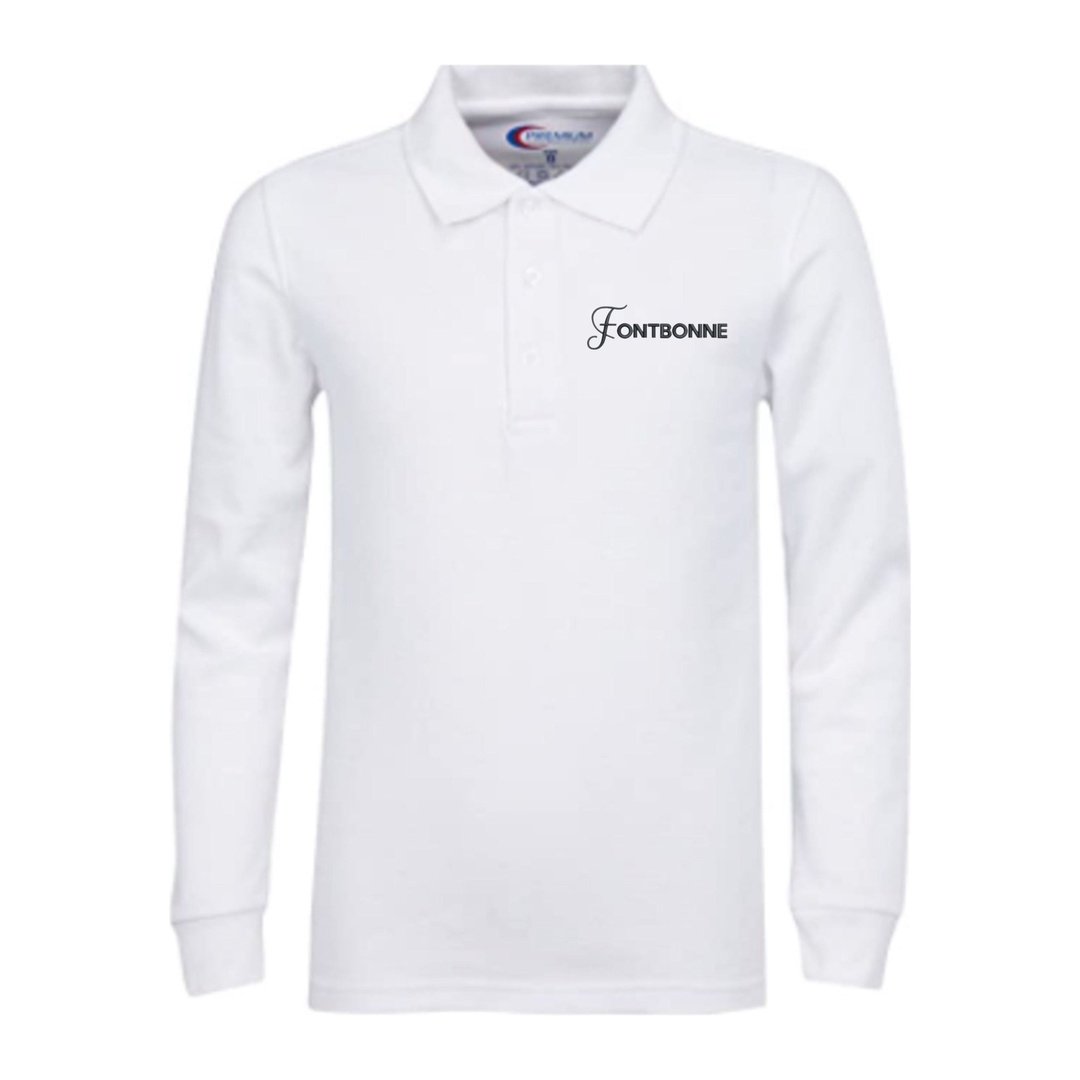 Fontbonne - Premium Long Sleeve Polo - Adult