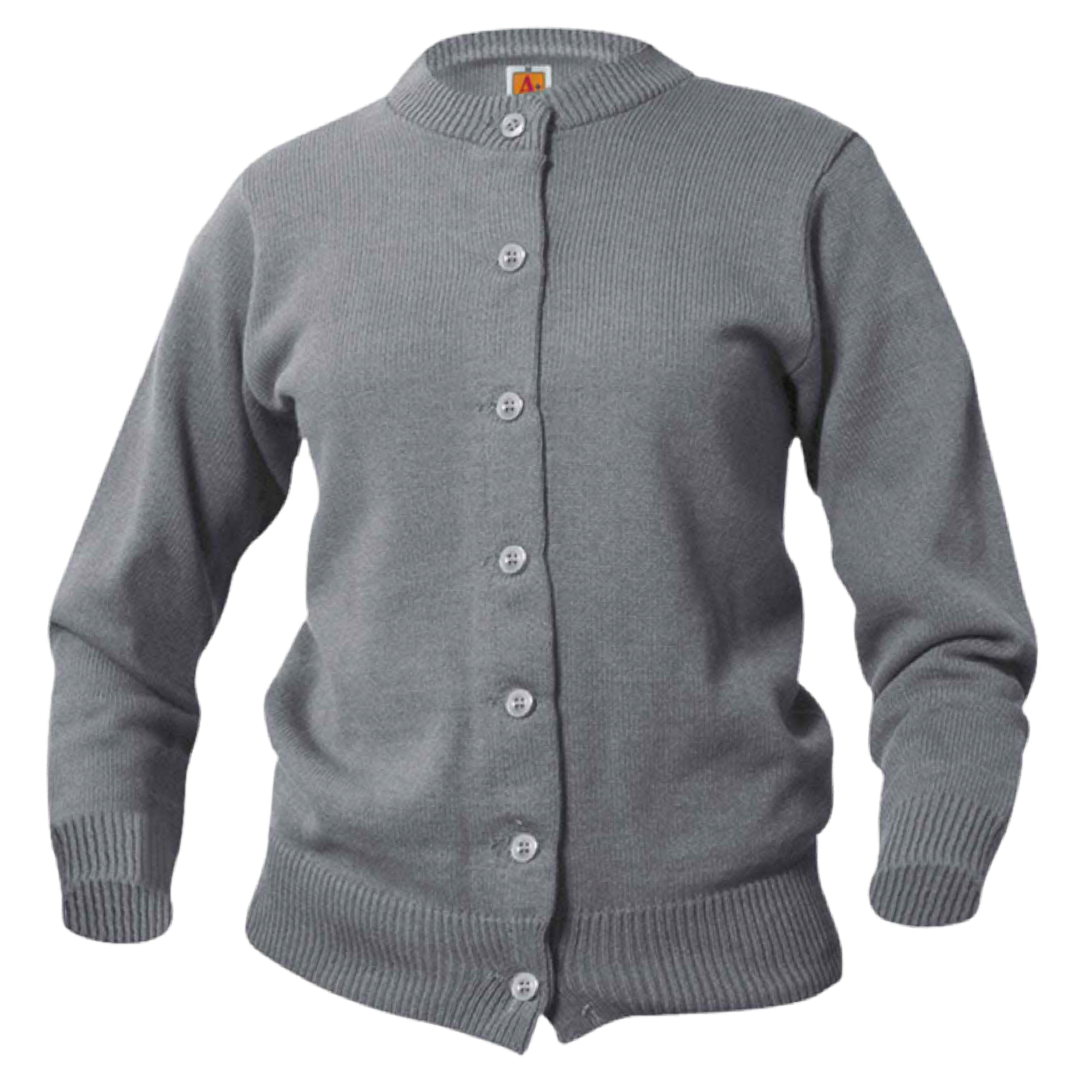 A+ - Girl&#39;s Crew Neck Cardigan