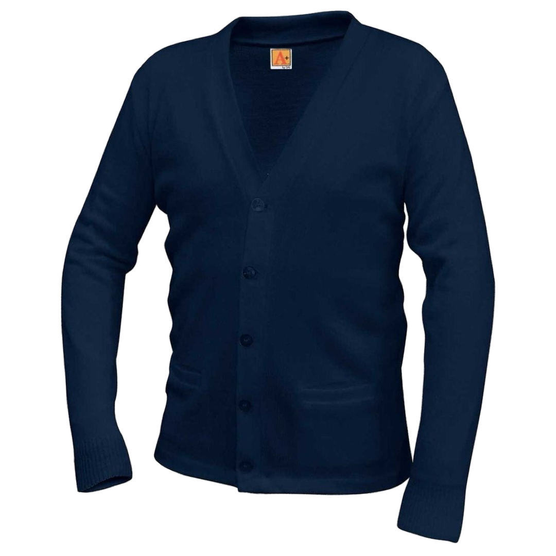 Adult Unisex V-Neck Cardigan