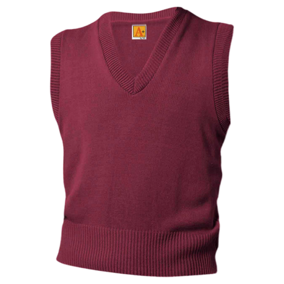 A+ Adult Unisex V-Neck Sweater Vest
