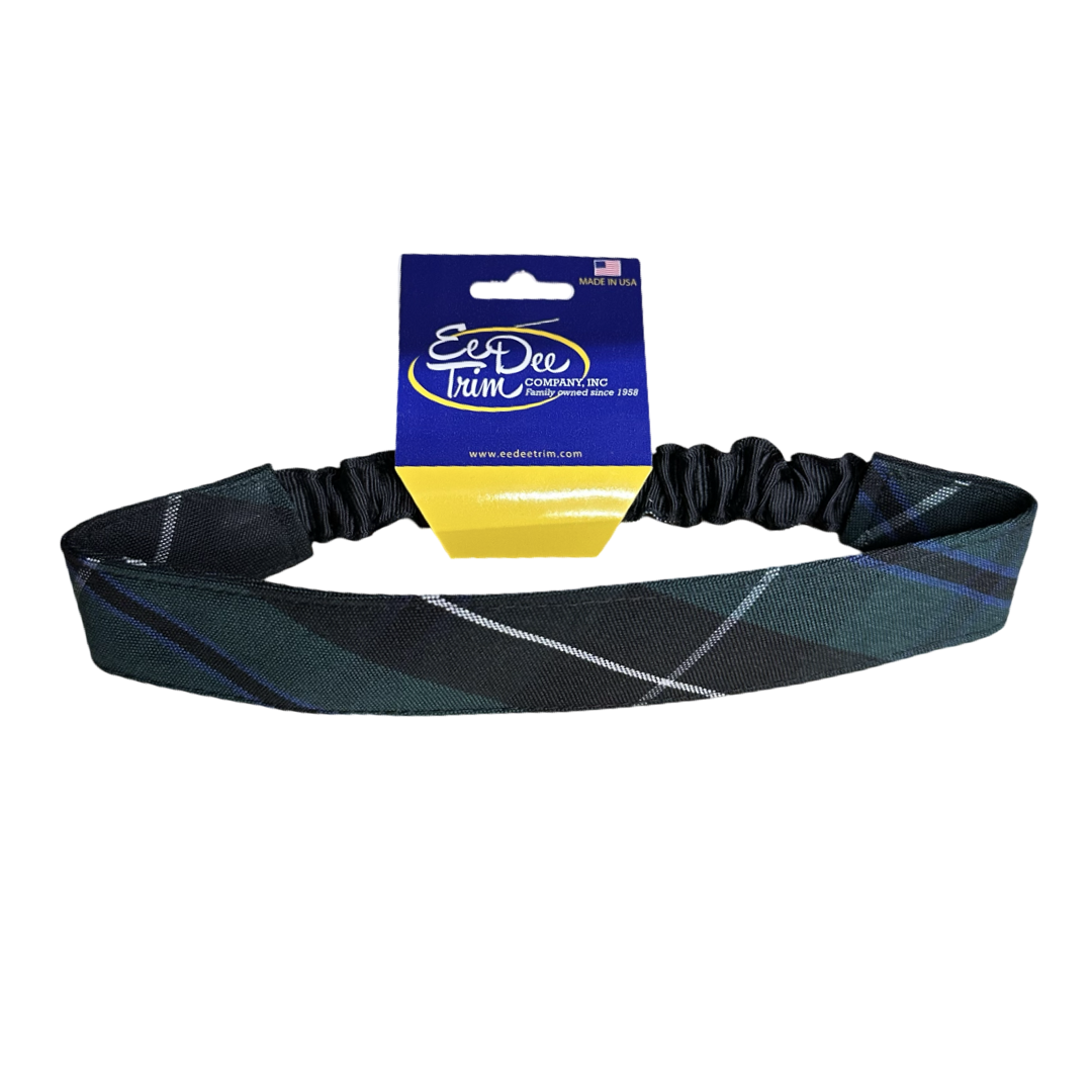 Elastic Headband - Plaid P90