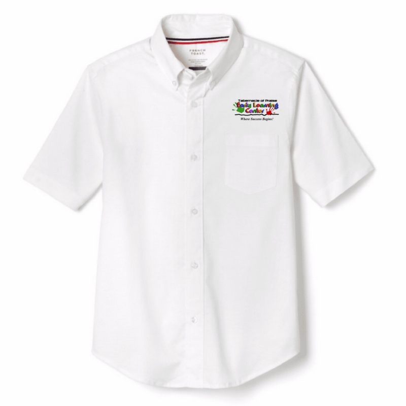 Tabernacle Early Learning Center - Boy's Short Sleeve Oxford Shirt - Chapel Uniform