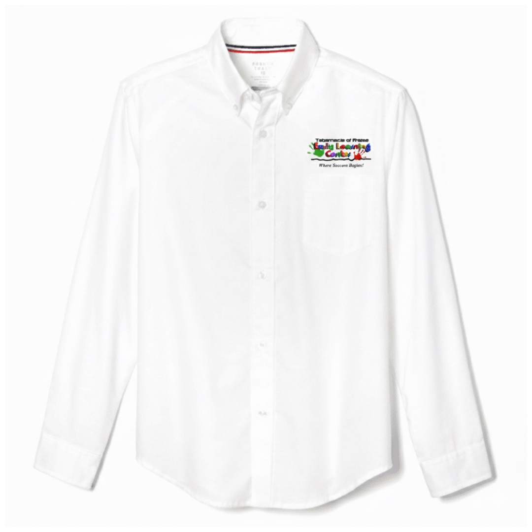 Top Early Learning Center - Boy's Long Sleeve Oxford Shirt - Chapel Uniform