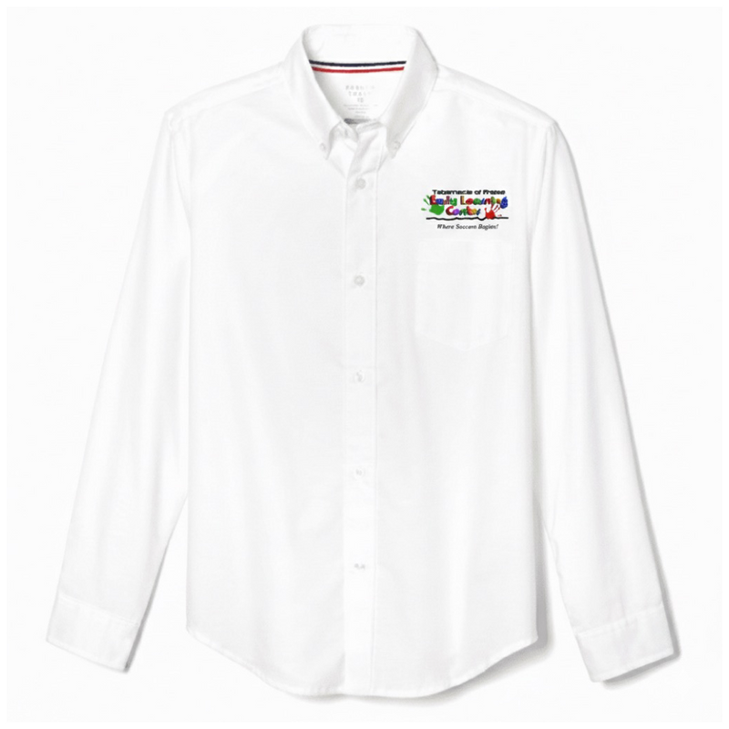 Tabernacle Early Learning Center - Boy's Long Sleeve Oxford Shirt - Chapel Uniform