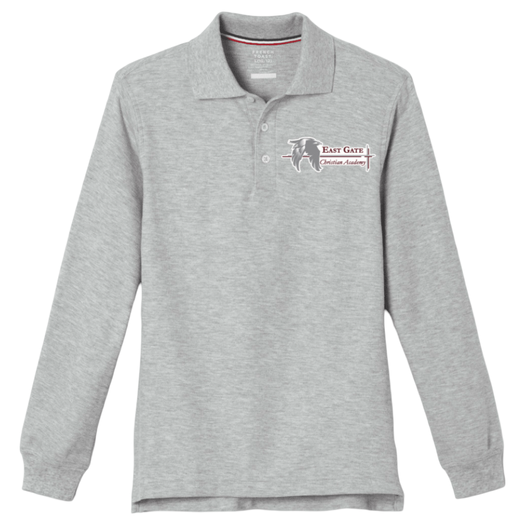 East Gate Christian Academy - Co-Ed Long Sleeve Polo - Kids