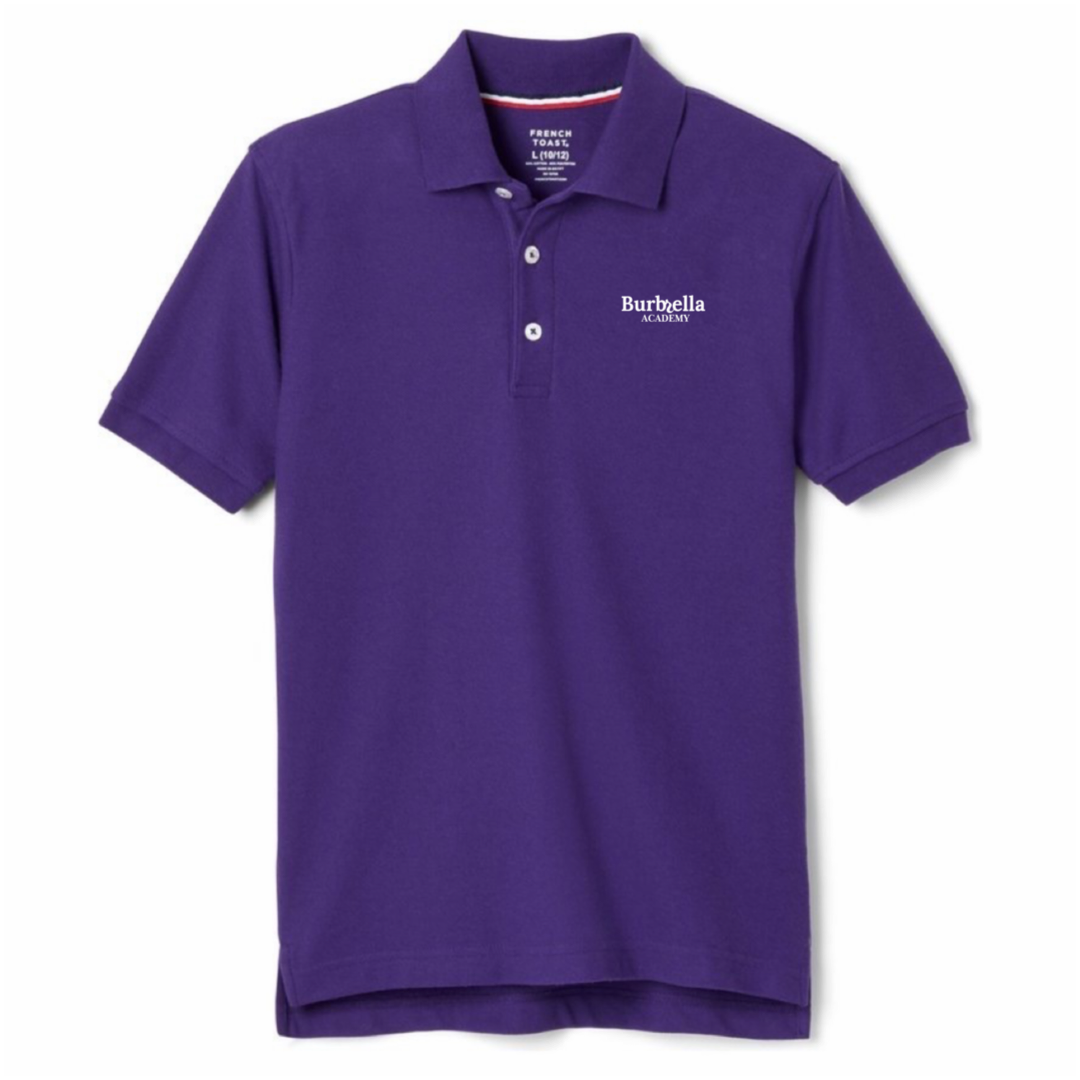 Burbrella Academy - Youth / Adult Co-Ed Short Sleeve Pique Polos