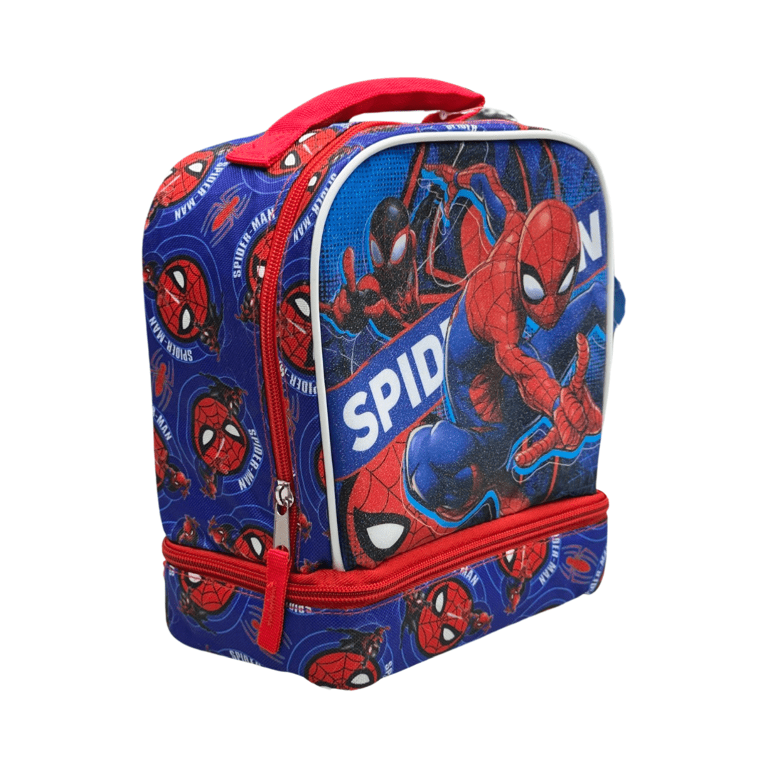 Marvel Spiderman Drop Bottom Lunch Bag