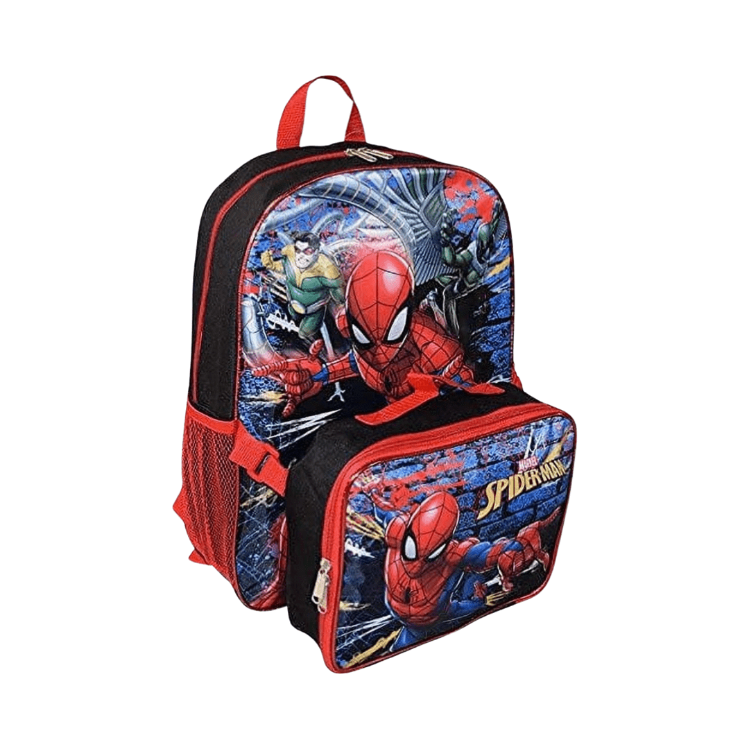 Spiderman 16&quot;  Backpack/Lunch Bag Combo