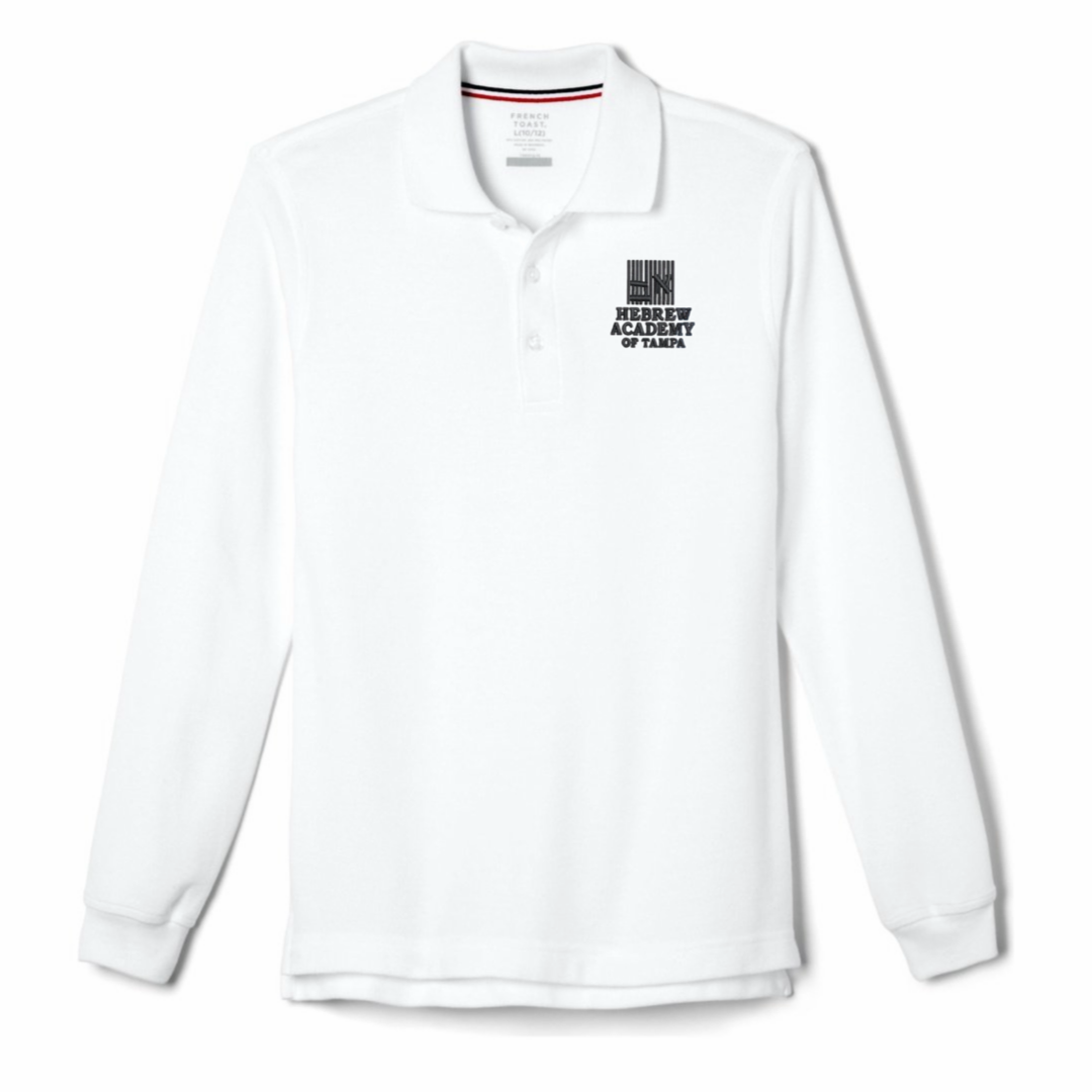 Hebrew Academy of Tampa - Co-Ed  Long Sleeve Pique Polo - Kids