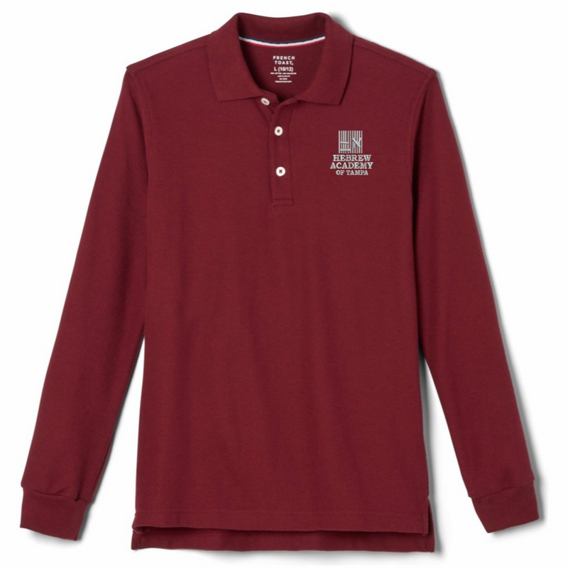 Hebrew Academy of Tampa - Co-Ed  Long Sleeve Pique Polo - Kids