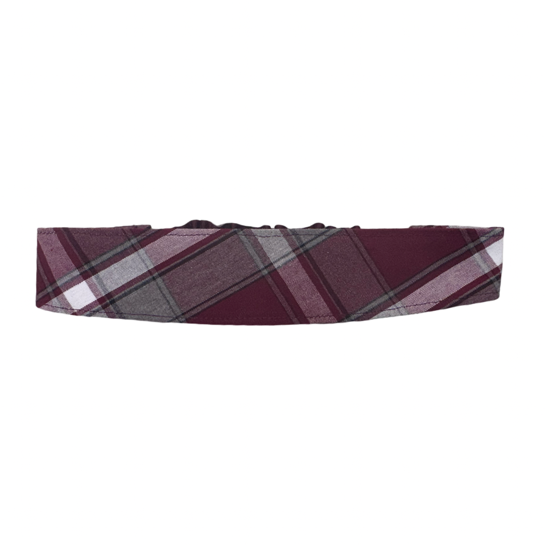 East Gate Christian Academy - Girl&#39;s Elastic Headband - Plaid P54