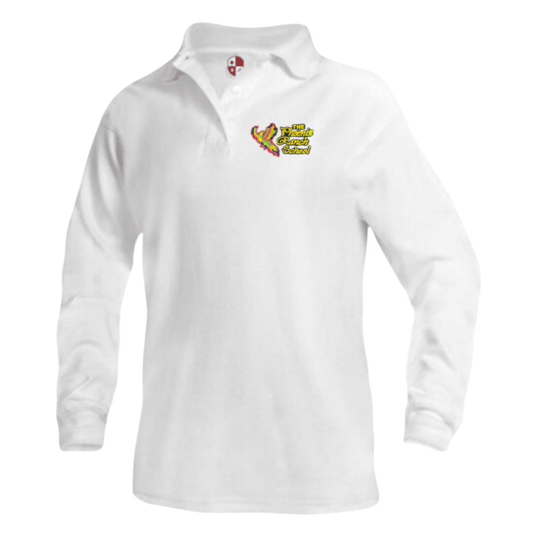 Phoenix Ranch School  -  Co-Ed Adult Long Sleeve Performance Polo