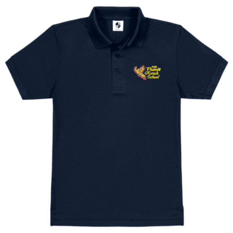 Phoenix Ranch School - Co-Ed Short Sleeve Performance Polo - Kids
