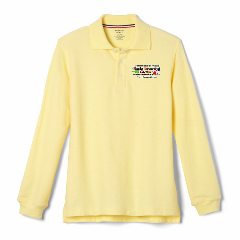 Tabernacle Early Learning Center  -  Co-Ed Youth Long Sleeve Pique Polo