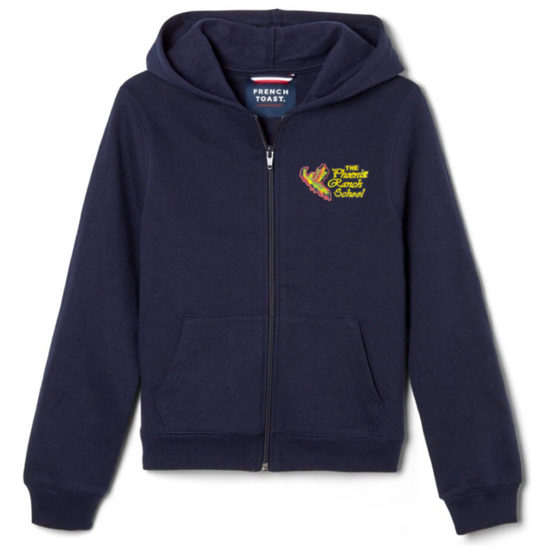 Phoenix Ranch School  - Co-Ed Youth / Adults Fleece Full Zip Hoodie