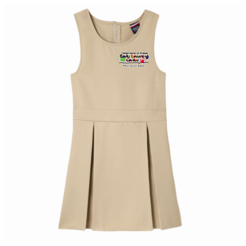 Tabernacle Early Learning Center - Girl's Box Pleat Jumper