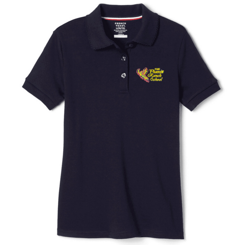 Phoenix Ranch School  - Girl's Short Sleeve Picot Collar Polo
