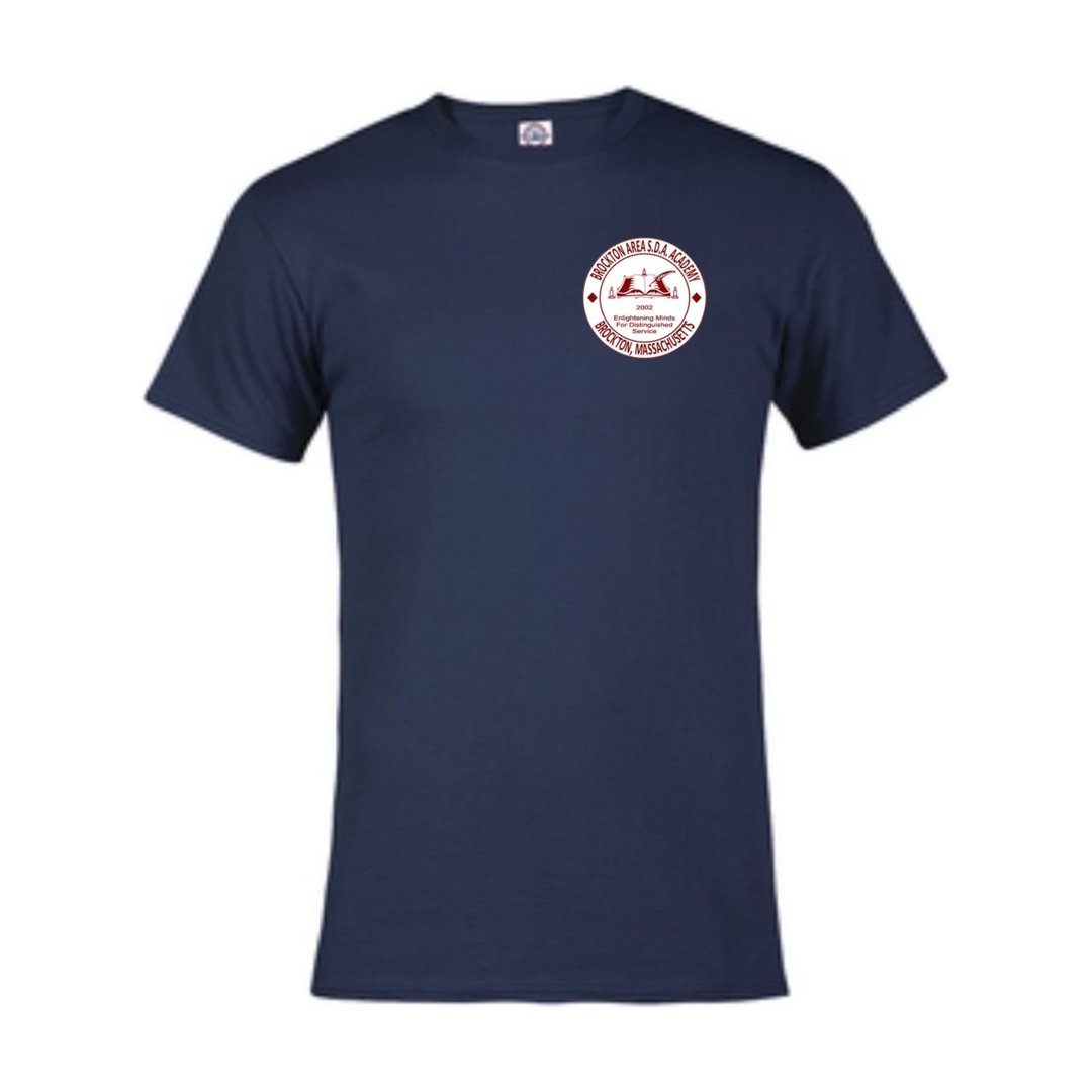 Brockton Area SDA - Navy Gym T-Shirt - Adult