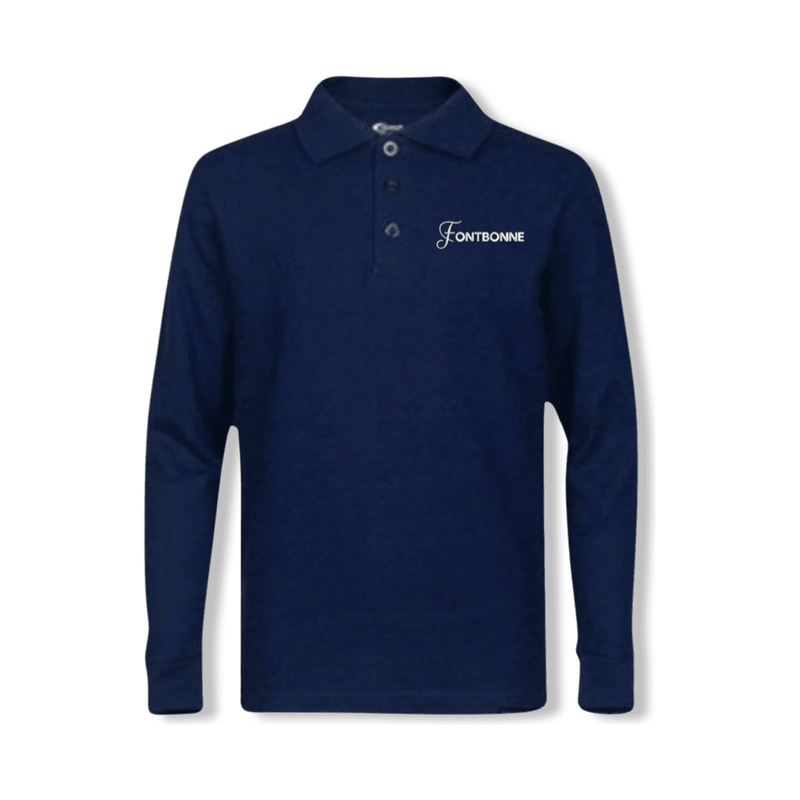 Fontbonne - Premium Long Sleeve Polo - Adult