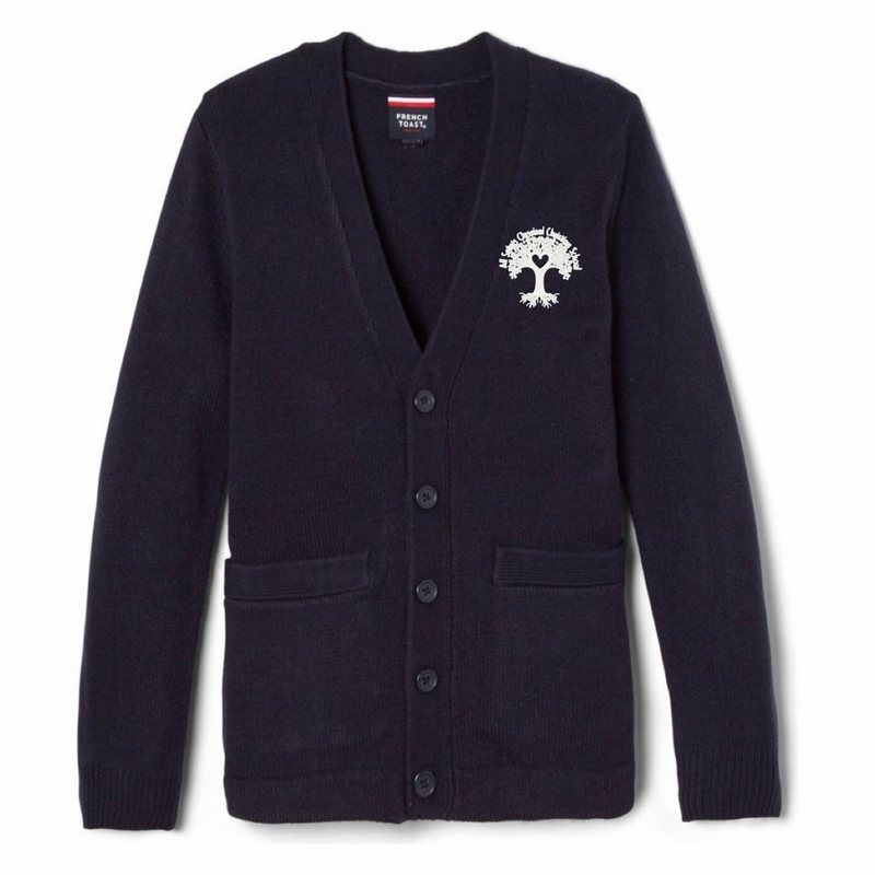 All Saints Classical  - Co-Ed Youth / Adult V-Neck Cardigan Sweater