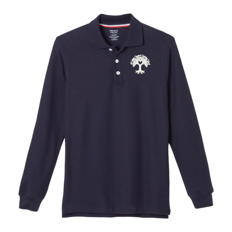 All Saints Classical - Youth / Adult Co-Ed Long Sleeve Pique Polos