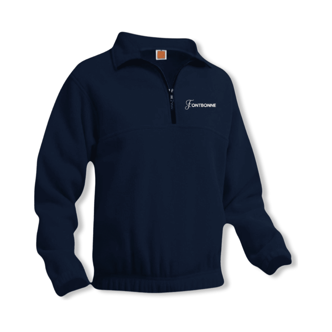 Fontbonne - Polar Fleece Quarter Zip Pullover