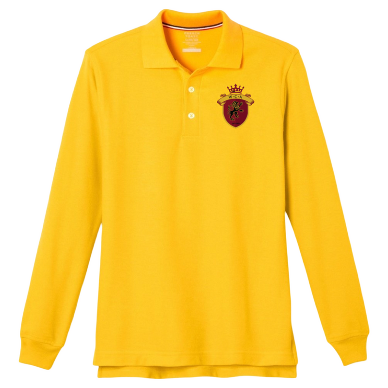 Whitaker Christian Academy -  Co-Ed Long Sleeve Polo - Adults