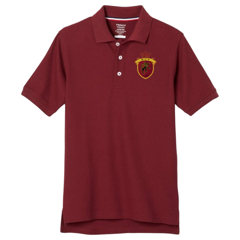 Whitaker Christian Academy - Short Sleeve Polo - Husky Kids