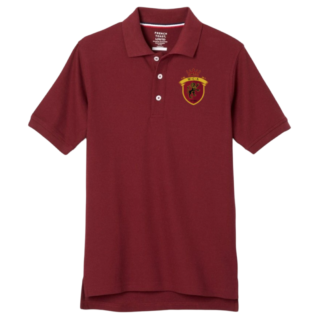 Whitaker Christian Academy - Co-Ed Short Sleeve Pique Polo - Kids