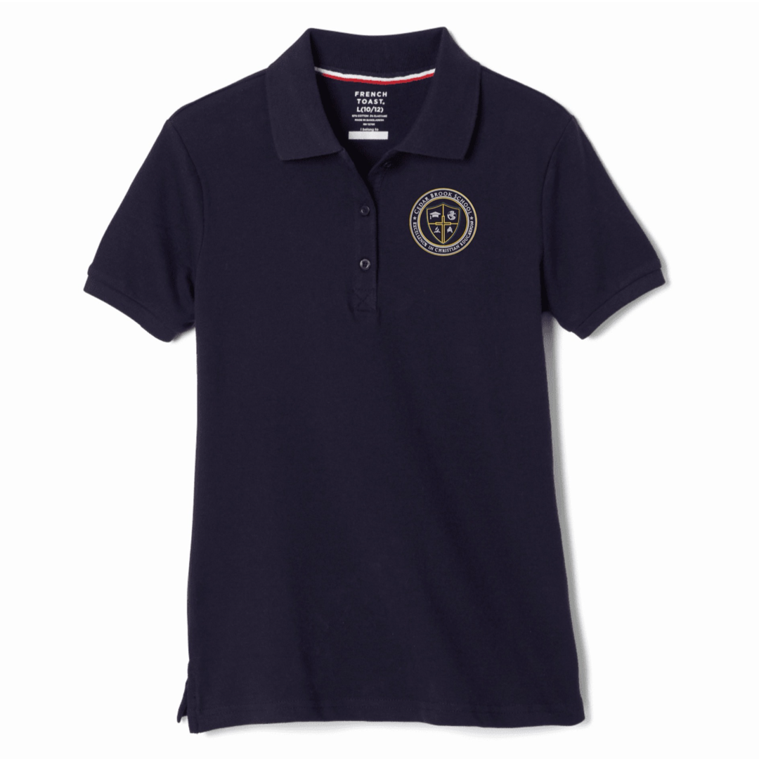 Cedar Brooke - Girl's / Young Women's Short Sleeve Stretch Pique Polos