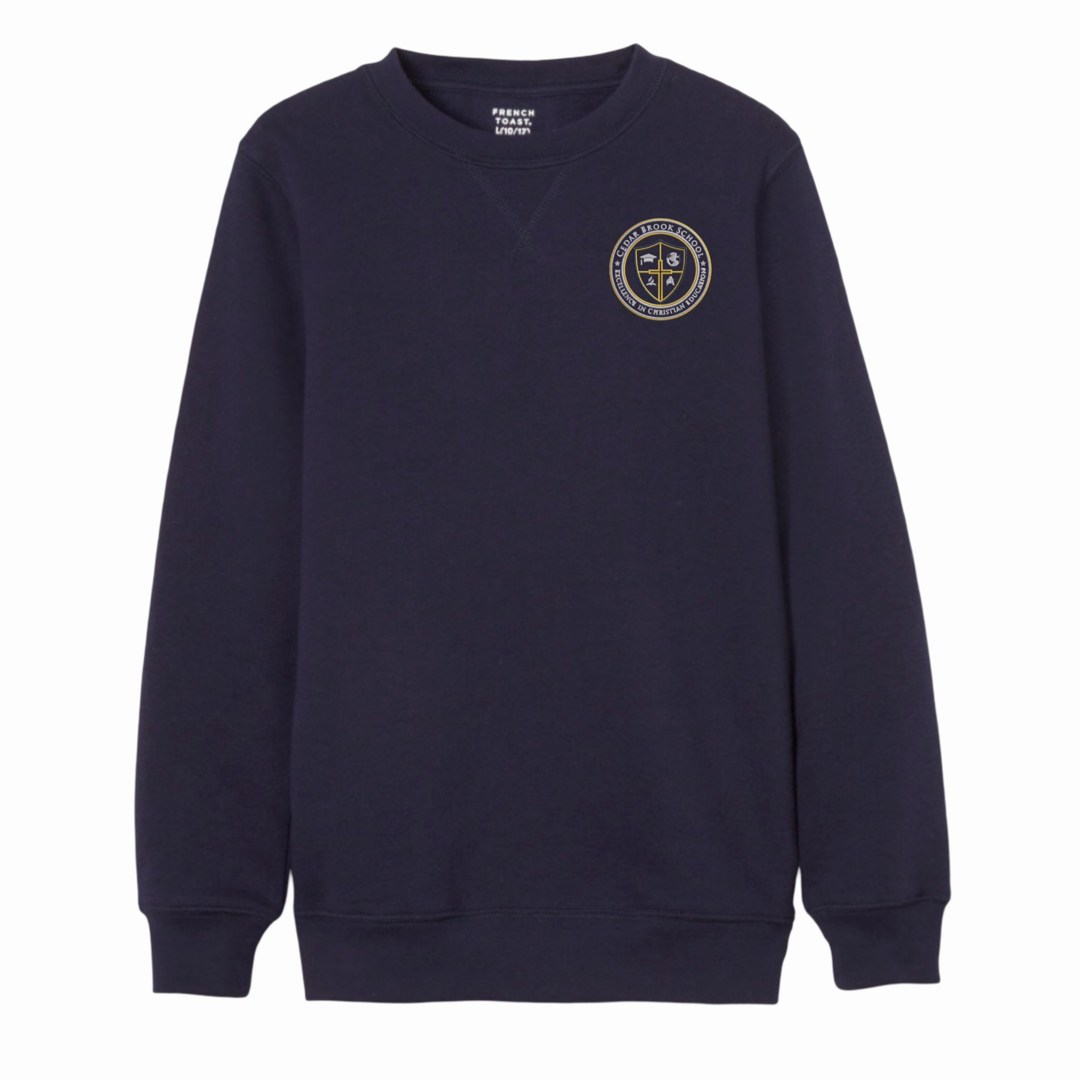 Cedar Brook School  - Co-Ed Youth / Adult Fleece Crewneck Sweatshirt