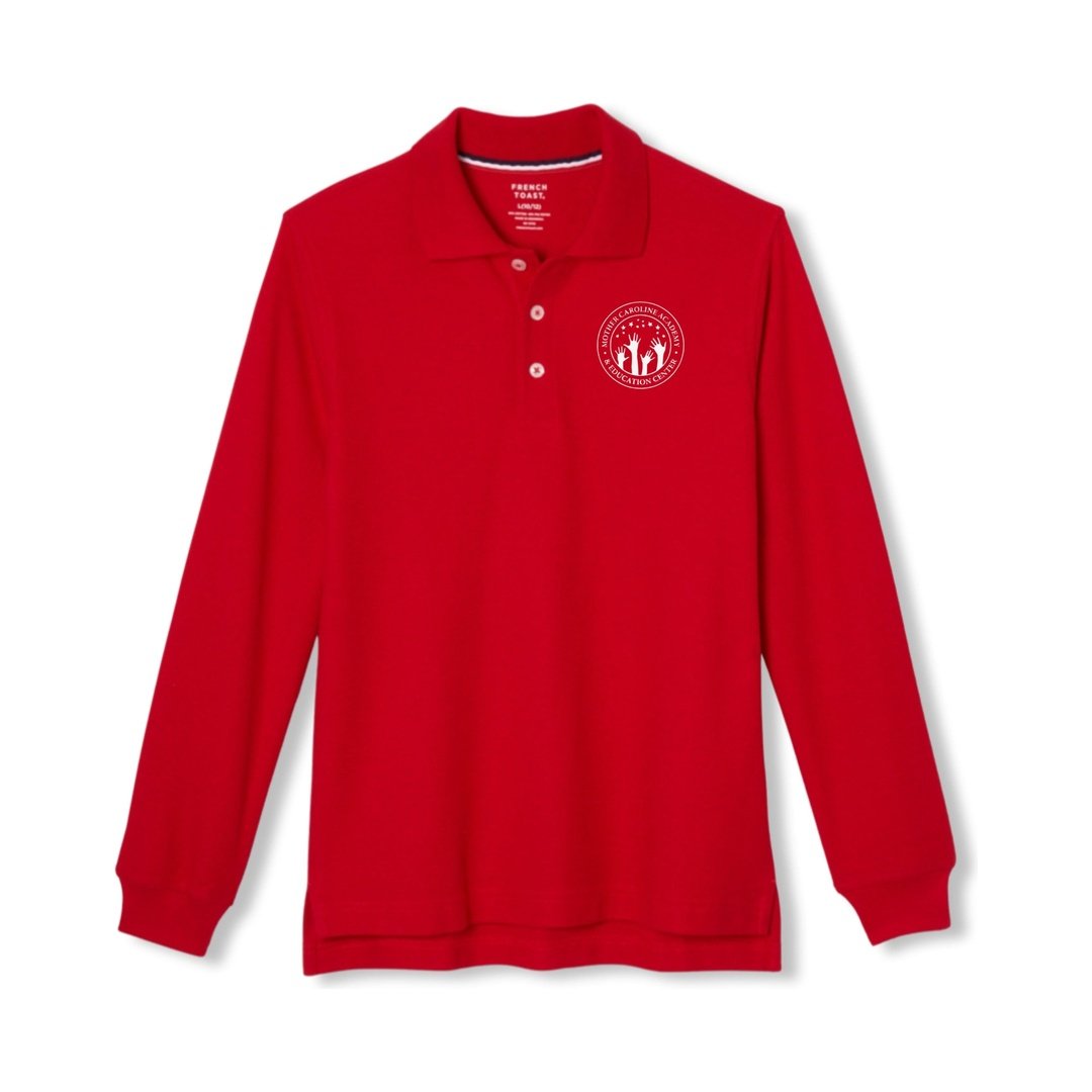 Mother Caroline Academy - Adult Long Sleeve Polo - 8th Grade