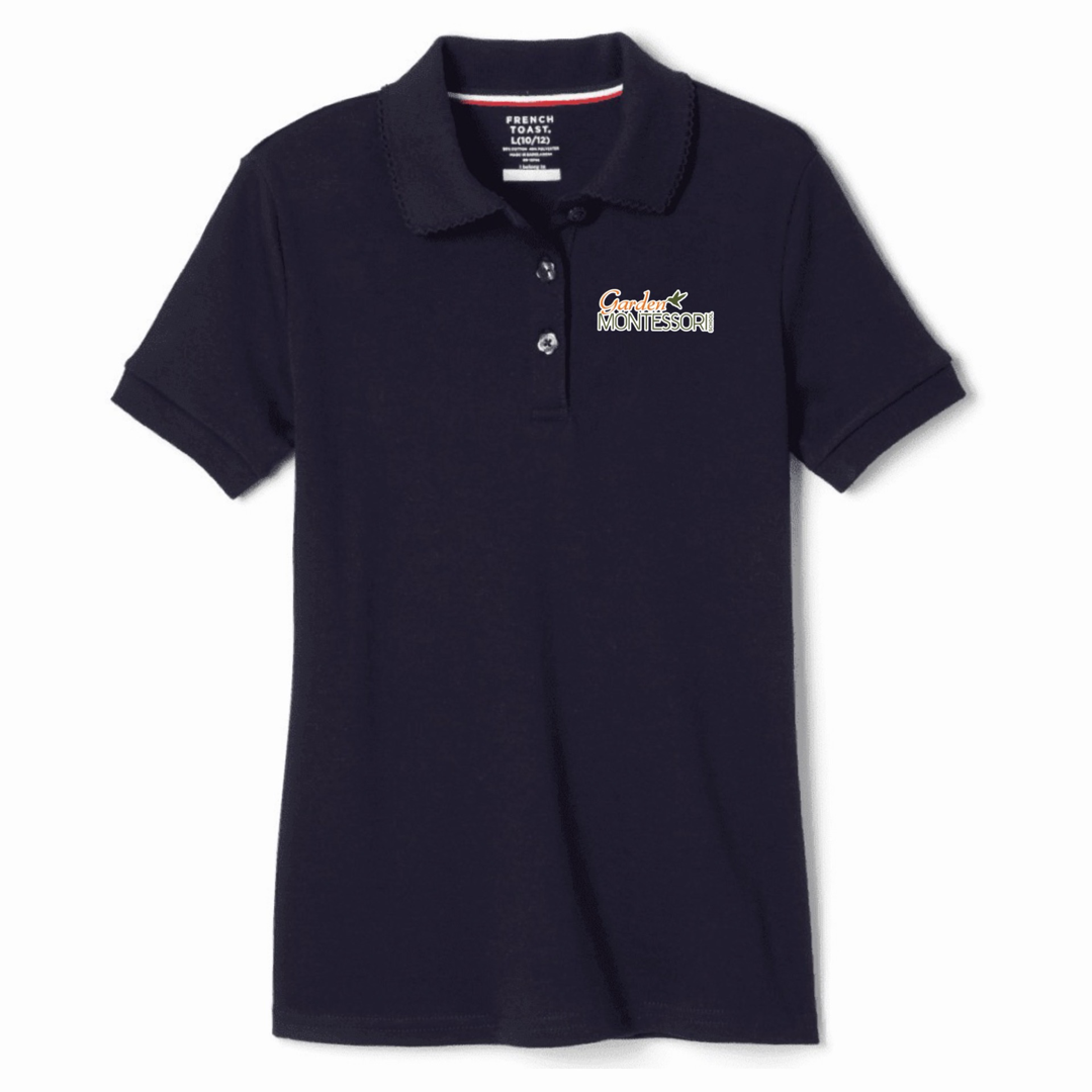 Garden Montessori School Youth Co-Ed Short Sleeve Pique Polos