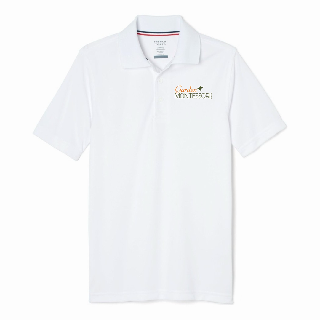 Garden Montessori School - Co-Ed Short Sleeve Performance Polo