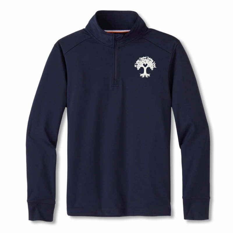 All Saints Classical - Youth / Adult Co-Ed Long Sleeve 1/4 Zip Performance Pullover