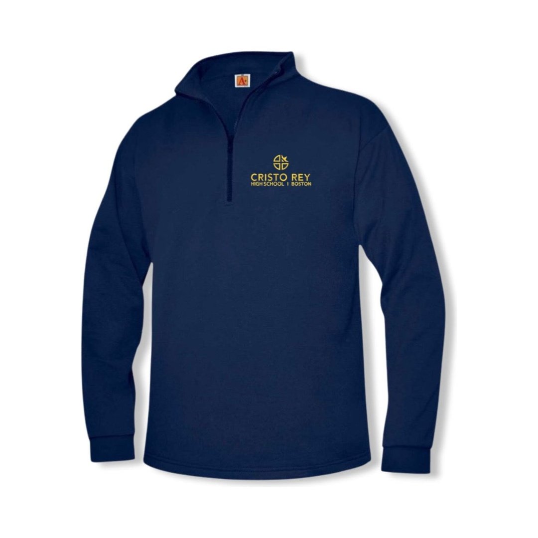 Cristo Rey HS - Cadet Collar Quarter Zip Sweatshirt