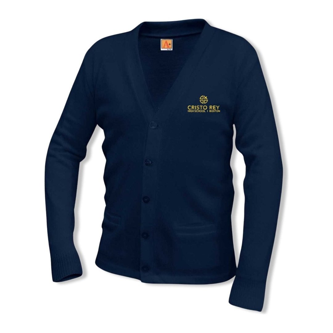 Cristo Rey HS - A+  V-Neck Cardigan