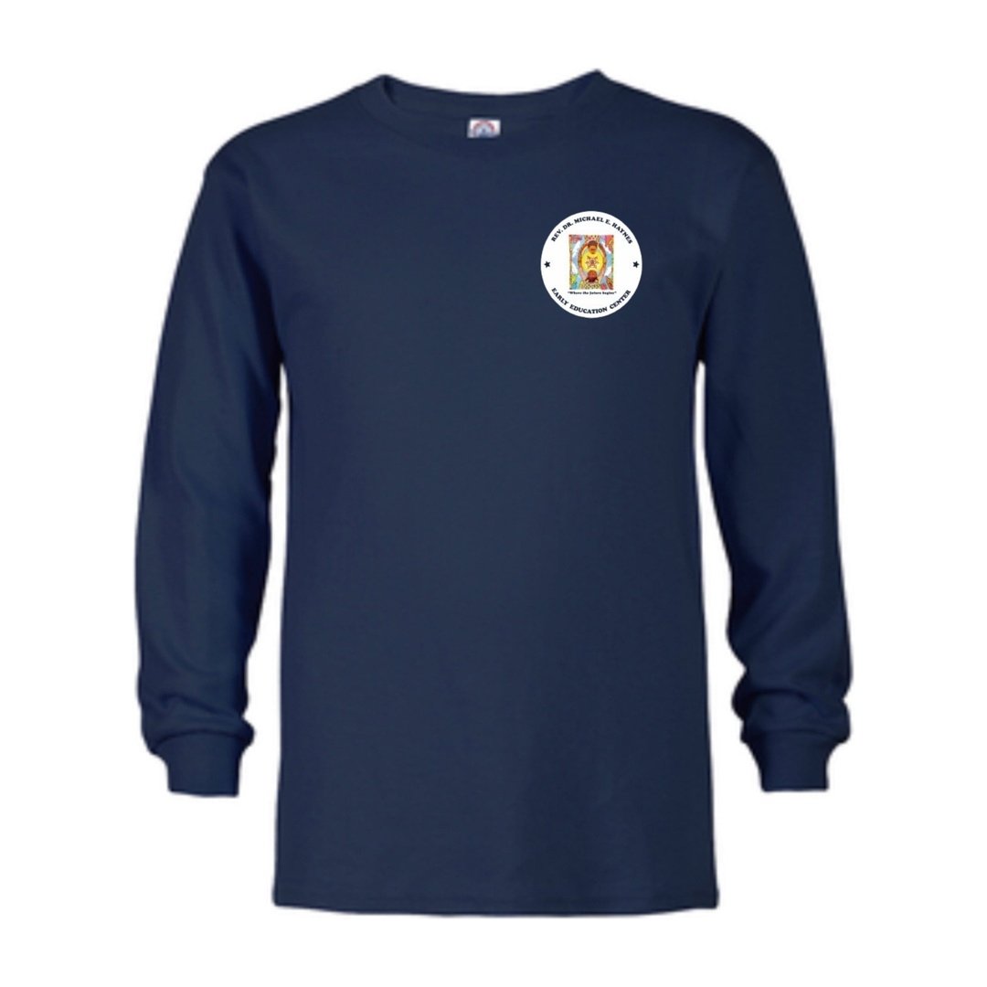 Haynes EEC - Navy Long Sleeve T-shirt - Kids