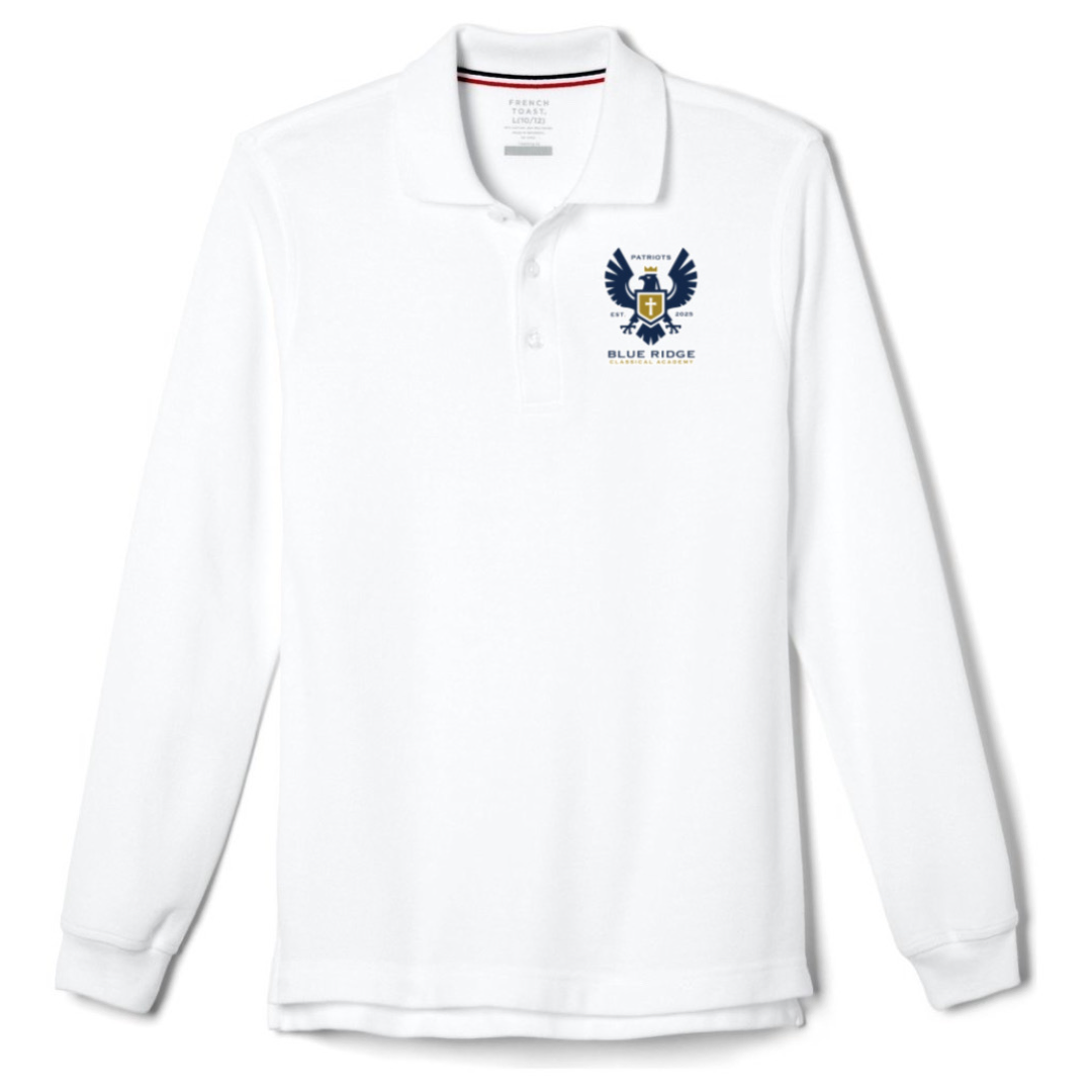 Blue Ridge Classical - Boy's Long Sleeve Pique Polo