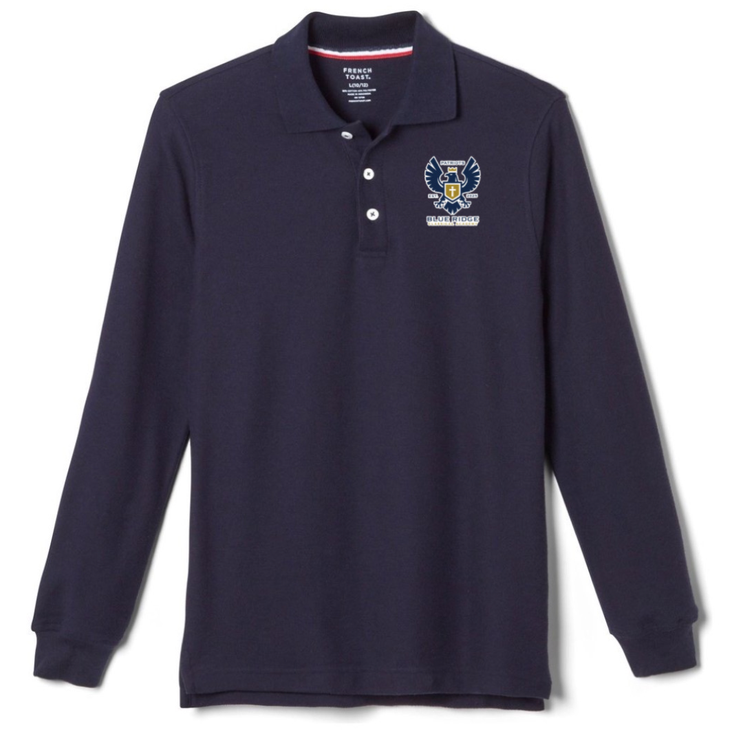 Blue Ridge Classical - Boy's Long Sleeve Pique Polo