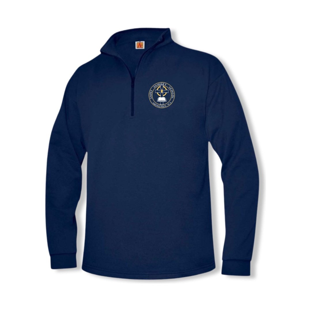 St. Bridget School - Quarter Zip Sweatshirt - Adult - GRADES 6th - 8th