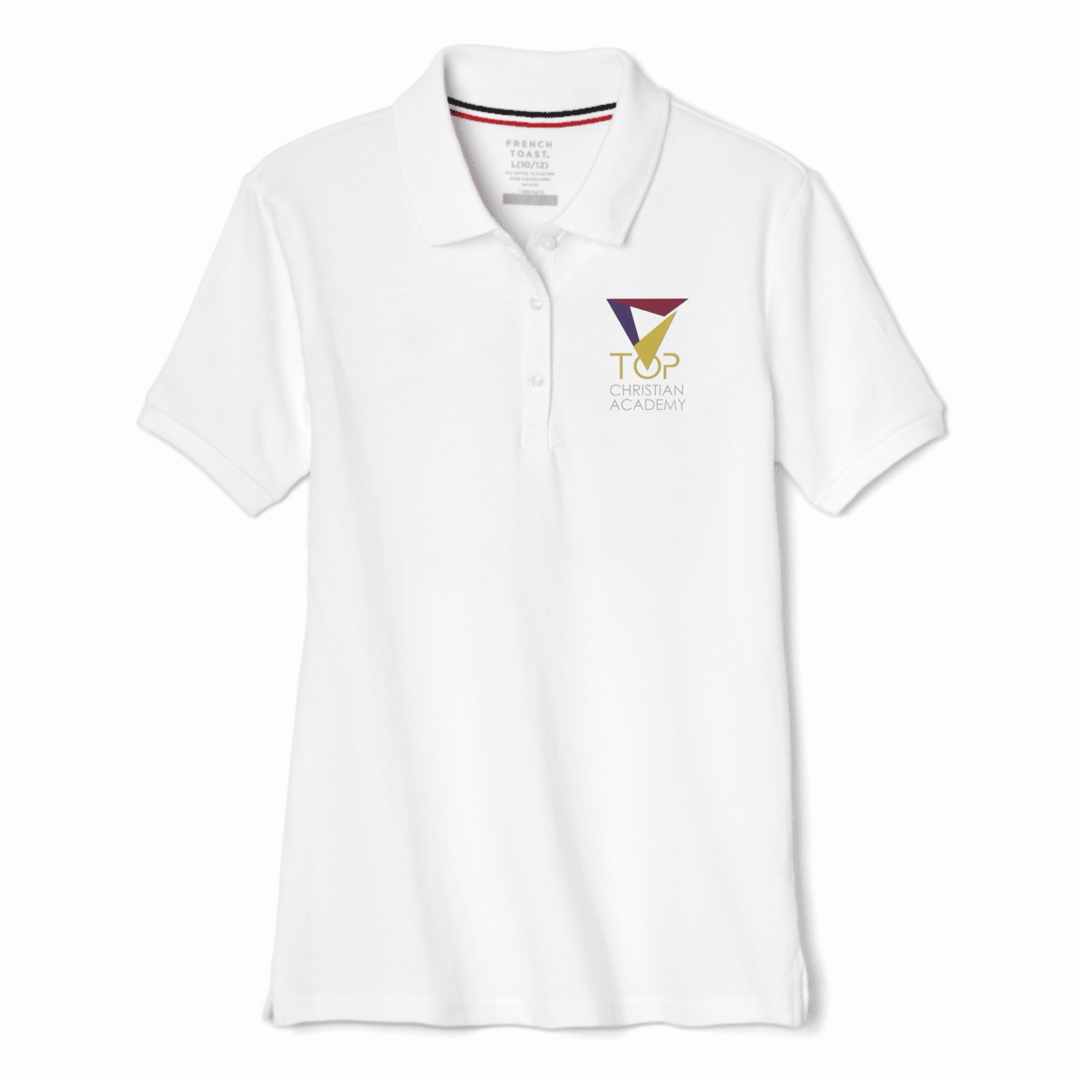 TOP Christian Academy - Girl's Short Sleeve Stretch Pique